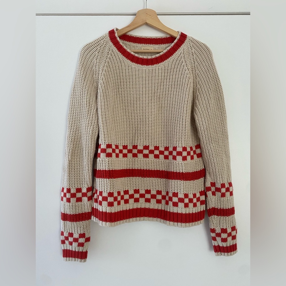 Fin & Vince cotton knit sweater M